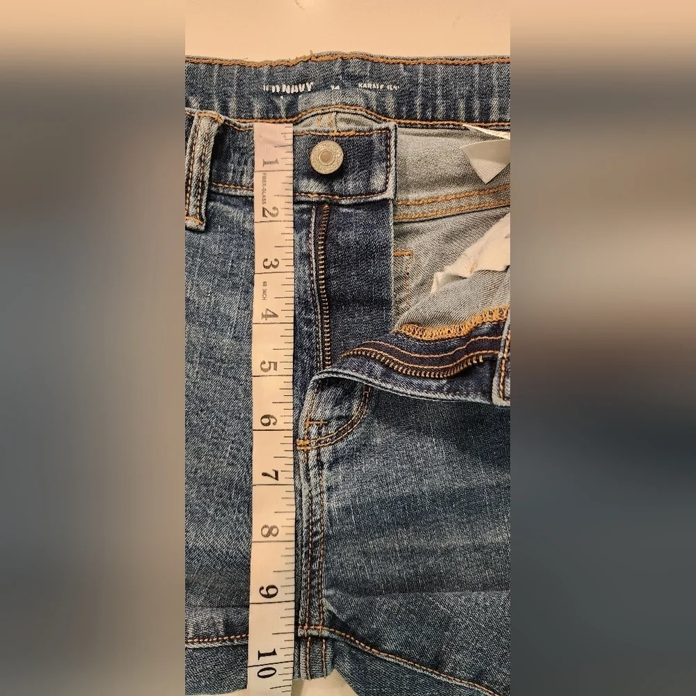 Old Navy Kids Karate Mid Rise Stretch Denim Blue Jeans Regular Unisex Size 14